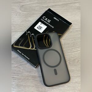 OPXYL iPhone 15 Pro Max Case - Translucent Black